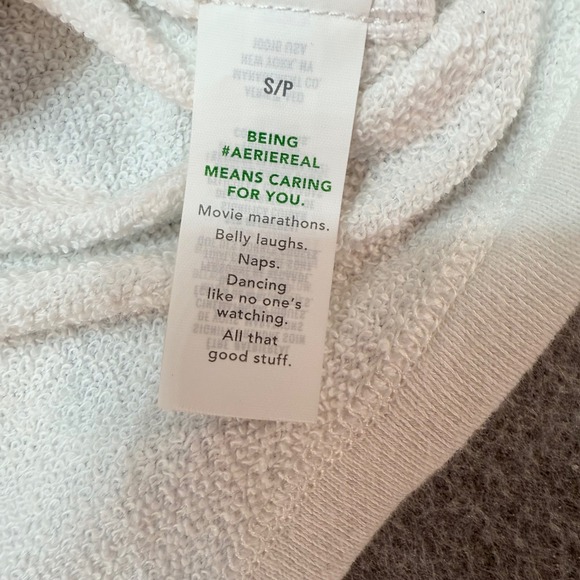 Aerie White Tank Top Crop Top Sleeveless Casual Basic Women's Small - Picture 3 of 10